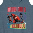 thumbnail image 3 of Disney The Incredibles - Holiday - Ready For A Super Christmas - Women's Racerback Tank Top, 3 of 5