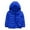 Blue, variant on Kids Lightweight Puffer Jacket Packable Bubble Coat Cotton Coats Zip Up Hooded Outwear for Boys Girls（Orange,3-4 Years）