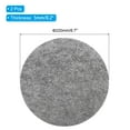 thumbnail image 2 of Uxcell 8.7" Dia. Adhesive Non-Slip Backed Felt, 2 Pcs 5mm Thick Round Lamp Base Anti-Slip Mat Anti-Scratch Pad, Gray, 2 of 6