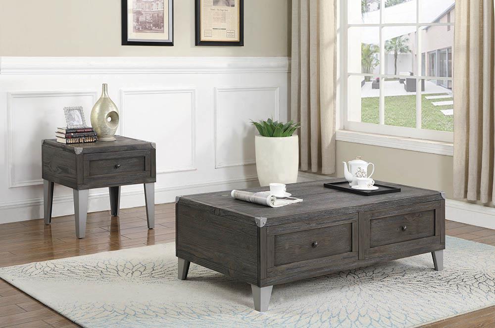 Jacob Rectangular Lift Top Coffee Table Grey And Antique Jacob Rectangular Lift Top Coffee Table Grey And Antique