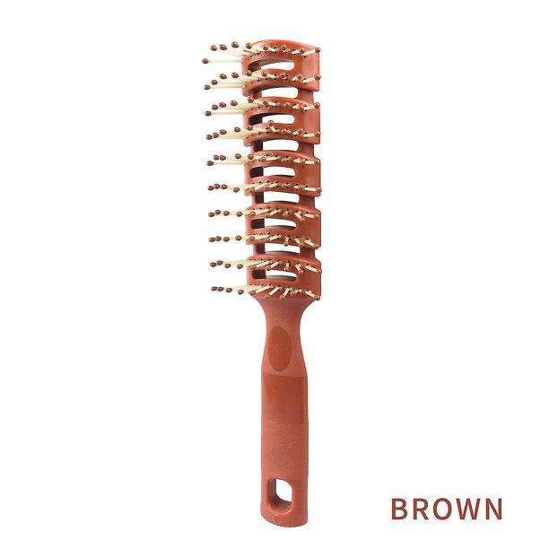 1 cepillo de pelo para hombres, peluquería, barbero, peine térmico antiestático, herramienta de estilismo para peluca, cepillo, herramientas de masaje saludable