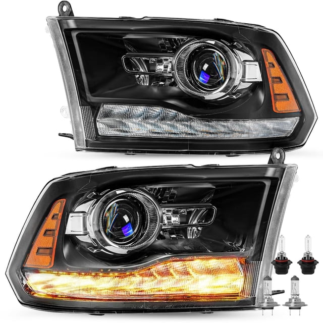 Faros delanteros JSBOYAT OE Projector Style para Dodge Ram 2013-2018