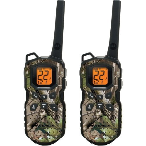 Motorola MS355R - 35 Mile Range Talkabout 2-Way Radios CAMO Series, PAIR