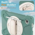 thumbnail image 2 of Funda para Samsung Galaxy Tab A9, Funda Protectora de Silicona Anti-caída + Capa de PC con Asa, Soporte, Correa para el Hombro, Resistente a Golpes, Funda Protectora para Tablet de Tres Pruebas, Colo, 2 of 10