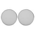 thumbnail image 1 of LAFGUR Car Audio Speaker Protector Cover, 5in Plastic Frame White Mesh Car Audio Speaker Grill Guard Protector Cover Modification Parts, 1 of 8