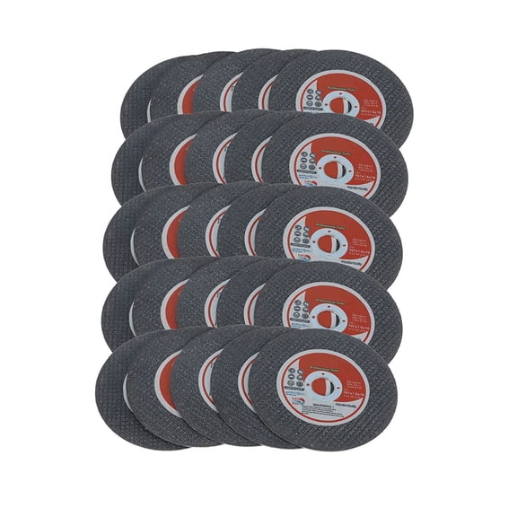 ALL-CARB 25 Pack 4 Inch Cut Off Wheel 4 x 1/16 x 5/8 Inch Cutting Wheels Fit for Cutting Steel and Ferrous Metals