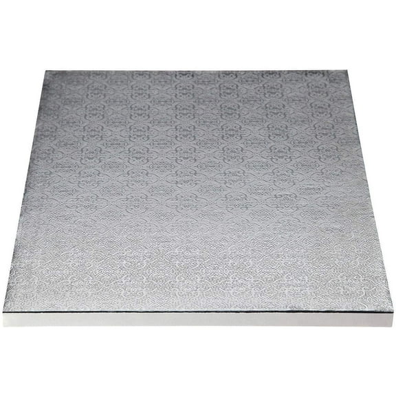 18" Silver Square Drum 1/2"