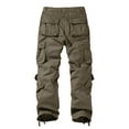 Matchstick Men's Retro Relaxed Plus Size Cargo Pants with Multi Pockets