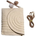 thumbnail image 6 of Kukuzhu Straw Clutch Purses for Women Summer Beach Bags Envelope Woven Clutch Handbags, 6 of 6