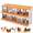 orange color, variant on Rustproof Galvanized Metal Chicken Nesting Box – 10 Compartments Roll Away Egg Collection – Ventilated, Removable Tray, Easy Clean Laying Box for Hens – Without Bracket, Orange Color