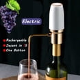 thumbnail image 5 of Aireador de vino eléctrico, dispensador automático de vino, boquilla vertedora con USB recargable, decantador de vino eléctrico y vertedor de vino, el mejor regalo para los amantes del vino, 5 of 5