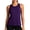 21# 1Pack:Dark Purple, variant on Womens Workout Tank Tops for Athletic Yoga Running Gym Sleeveless Shirts Crewneck Racerback,Blue,US Size M