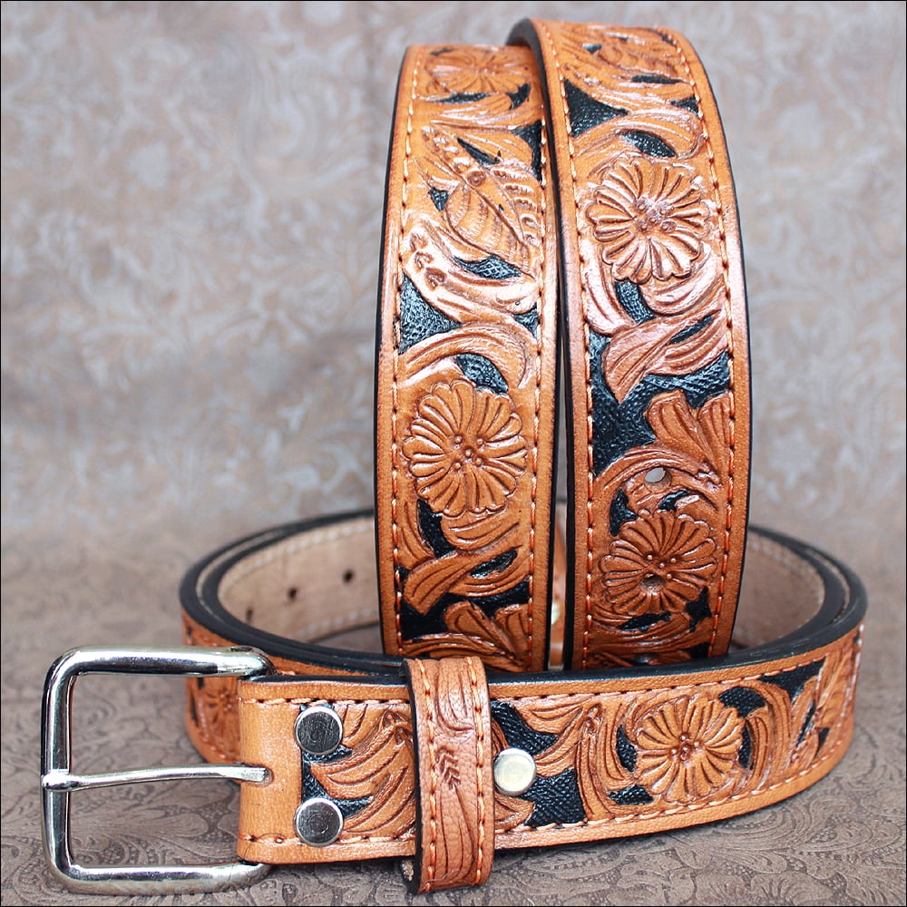 48" Hilason Buffalo Hide Leather Hand Made Heavy Duty Stiched Gun Holster