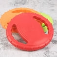 thumbnail image 5 of Htovila  Dog Flying Disc EVA Dog Ring with Double Handles Dog Flyer Activity Fetch, 5 of 7