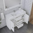 thumbnail image 7 of Alya Bath Sortino 48" Wood Bathroom Vanity with Acrylic Sink in White, 7 of 7
