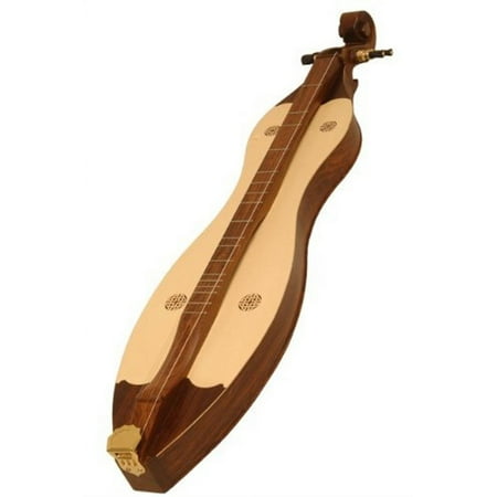 Arched Mountain Dulcimer, 4 String, Knotwork