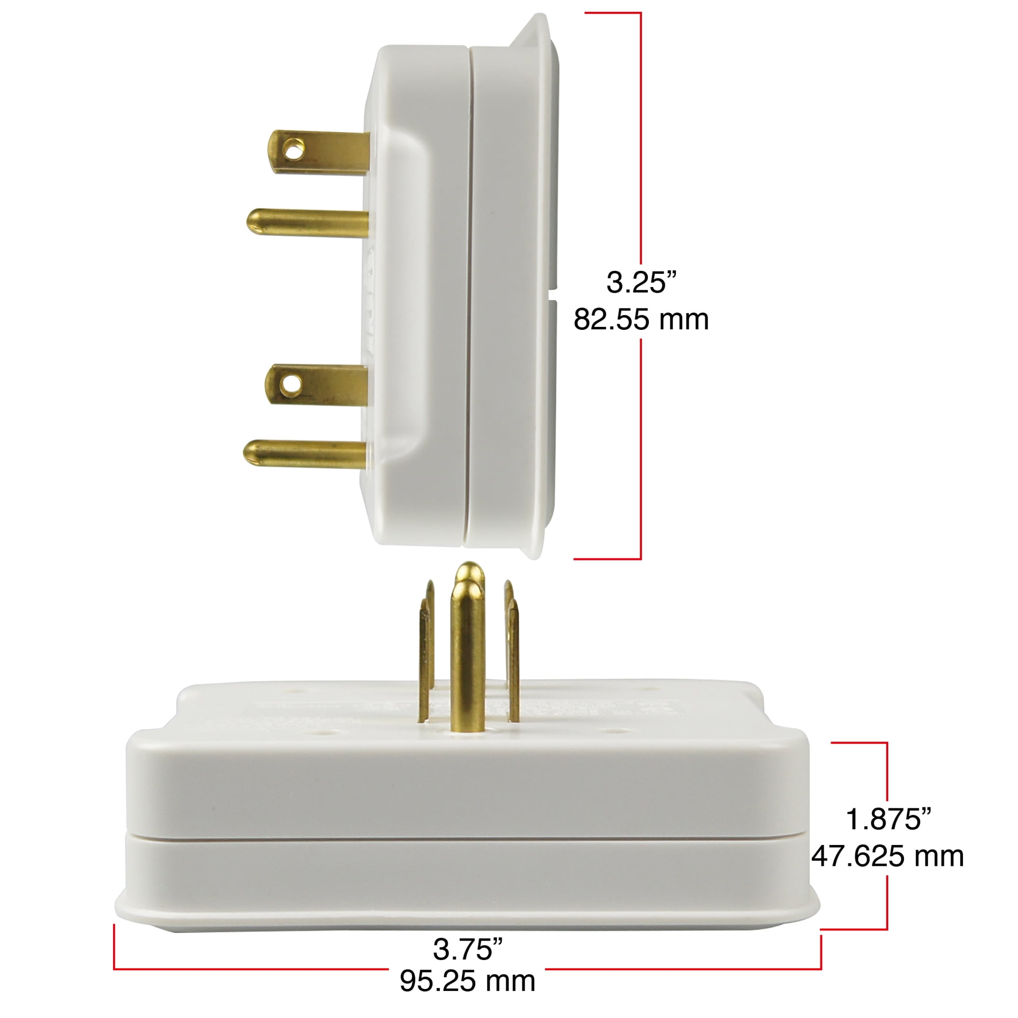 Hyper Tough PS422/CT027/011 13 Outlet Surge Protector Kit, 1 Pack
