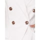 thumbnail image 5 of BLAZER DE MUJER CHIC DE OFICINA CON MANGAS CORTAS Y CUELLO TURNDOWN, DOBLE BOTONADURA Y BOLSILLOS CON SOLAPA S BLANCO, 5 of 6