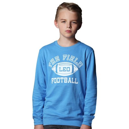 Leo&Lily Big Boys' Kids Sports Fleece Sportswear Hoodie Pullover Blue