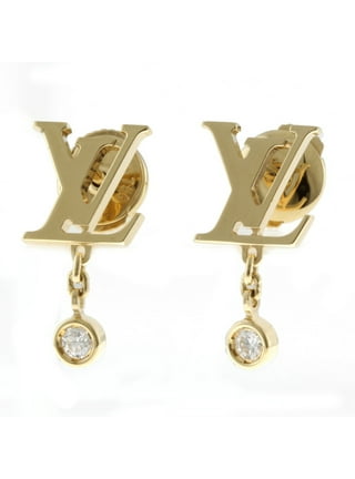 Louis Vuitton LV 18K Yellow Gold Diamond Signet Ring