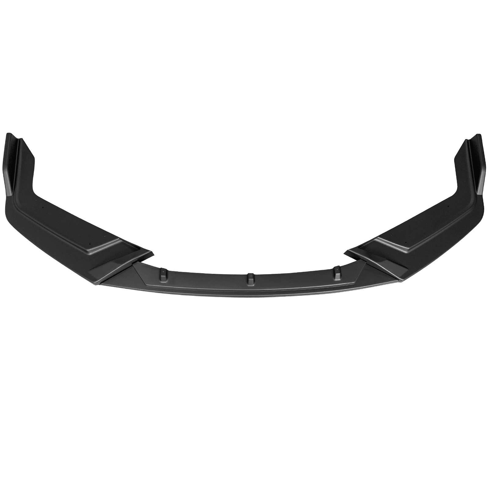 Ikon Motorsports Front Bumper Lip Compatible With 17-21 Honda Civic Hatchback & Si IKON Style Matte Black Front Air Dam Chin Spoiler Splitter 3PCS