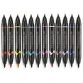 thumbnail image 5 of Prismacolor Premier Double-Ended Art Markers, Fine and Brush Tip, Assorted Colors, 48 Count with Carrying Case, 5 of 8