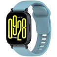 thumbnail image 1 of 22mm Smart Sports Pulsera Correa de silicona de repuesto Ajuste Varios Durable y Transpirable Fácil Instalación, 1 of 5