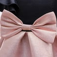 thumbnail image 6 of Girls Dress Elegant One Shoulder Formal Ruffle Trim Birthday Party Dresses with Bow Belted for 2-10 Years, 6 of 8