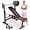 Cranberry, variant on Adjustable Weight Set with Squat Rack, 600lbs Foldable Workout Bench, Removable Foot Bracket for Home Gym - Full Body Exercise & Strength Training