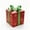Gift Box, variant on Christmas Bells Hanging Decor Vintage Metal with Rope Bow Tree Door Decor
