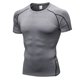 thumbnail image 4 of Paquete de compresión de 3 Hombres Camisa de Manga Corta Running Fitness Athletic Workout Camiseta Baselayer Top, 4 of 7