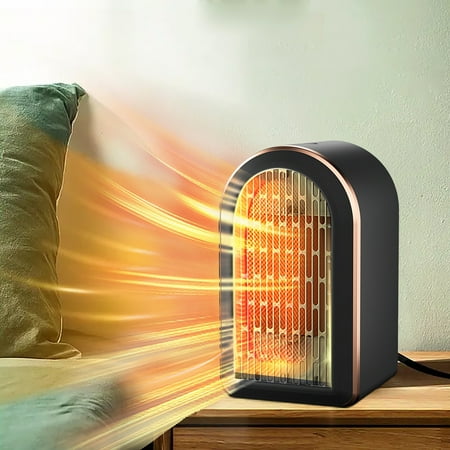 

Ovzne Heater Fan Air Circulation Heating Fan 2 Patterns 1200W Overheat Protection Personal Small Floor for Home Office