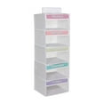 thumbnail image 2 of Home Textile Storage Solution for Bedroom Organization Layered Drawer Type Clothing Week Label Storage Hanging Bag with Foldable Wardrobe and Durable Polyester Fabric, 2 of 5