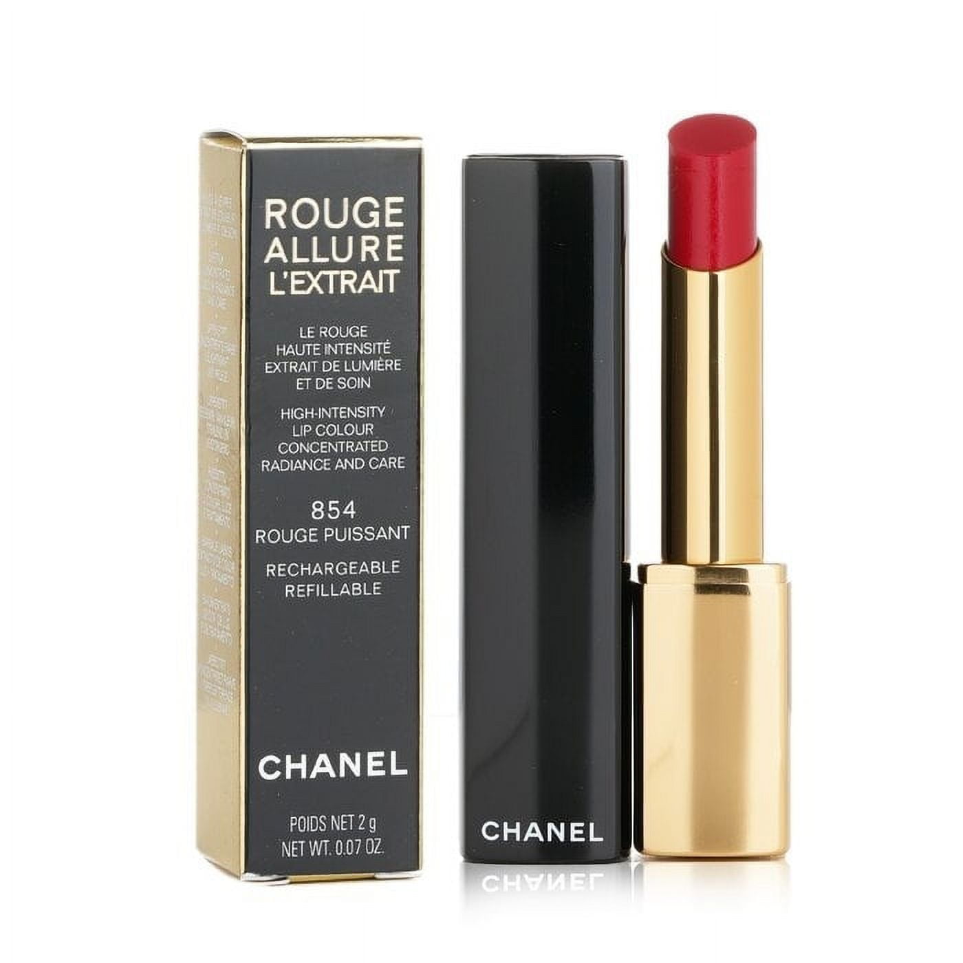 Review: Chanel Rouge Allure l'Extrait refillable lipstick - My