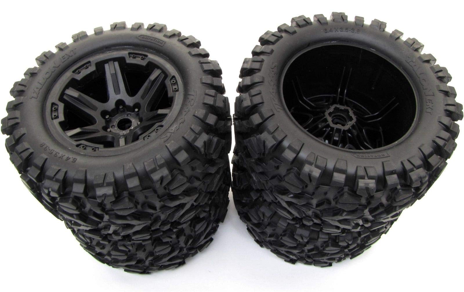 Traxxas 8672 All Terrain Talon EXT Tires and Wheels for Remote Control Cars