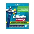 thumbnail image 6 of Gillette Sensor2 Pivoting Head Men's Disposable Razors, Blue, 25 Count, 6 of 7