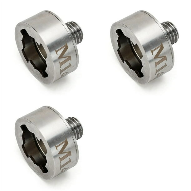 3X Adaptador de Bloqueo M14-X Mejorado para Discos de Corte de Amoladora Angular con Broca de Diamante, Fácil de Instalar