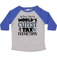 thumbnail image 3 of Inktastic I'm the World's Cutest Tax Deduction Blue Hearts Boys or Girls Toddler T-Shirt, 3 of 5