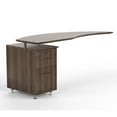 thumbnail image 2 of Mayline Medina Series 63" Curved Desk Return with Left Pedestal, 2 of 2