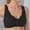 Black, variant on Women's polyester Orange chemical fiber underwear Women Full Cup Thin Underwear Plus Size Wireless Sports Bra Lace Bra Breast Cover Cup Large Size Vest Bras