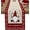 Valentine Gnome, variant on Newhomestyle Valentine's Day Love Heart Table Runner 13 x 72 inch Valentine Love Red Black Buffalo Plaid Heart Linen Table Runner Non-Slip Dresser Scarves