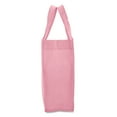 thumbnail image 3 of DALIX 10" Mini Shopping Tote Small Reusable Bags Women Pink 10 Pack, 3 of 6