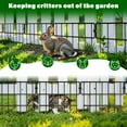 thumbnail image 3 of 25 Panels Animal Barrier Fence No , 27 Ft L X 17 In H Decorative Garden Edging for Dogs, Small Pets, Landscape, 3 of 6