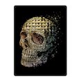 thumbnail image 1 of RYLABLUE Skull Blanket Fleece Throw Blanket for Sofa or Bed 58x80 inches, 1 of 3