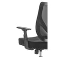 thumbnail image 2 of Scranton & Co Modern Jet Black Mesh Office Chair with Nylon Base, 2 of 12