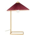 thumbnail image 2 of ZUO Charo Lampe de Table Moderne à 1 Lumière en Rouge et Or, 2 of 8