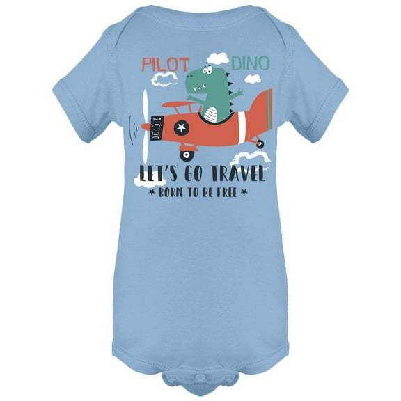 Pilot Dino Lets Go Travel Bodysuit Infant -Image by Shutterstock, 24 Months