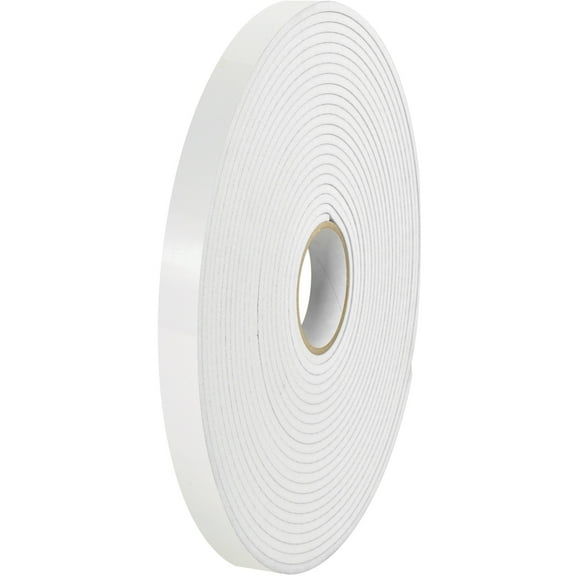 Tape Logic Removable Double Sided Foam Tape 1/32" 1" x 72 yds. White 2/Case T95559002PK
