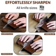 thumbnail image 3 of 4 Angles High Carbon Stainless Steel Rolling Knife Sharpener with 400, 1000 & 3000 Replacement Discs - Blunt Knife Sharpening Kit with 12°, 15°, 20°, and 25° Sharpening for Kitchen & Chef's Knives, 3 of 18