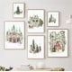 thumbnail image 2 of Carteles e impresiones de decoración navideña, arte de pared de invierno, pintura en lienzo, granja, bosque, ciervo, bosque, 2 of 4